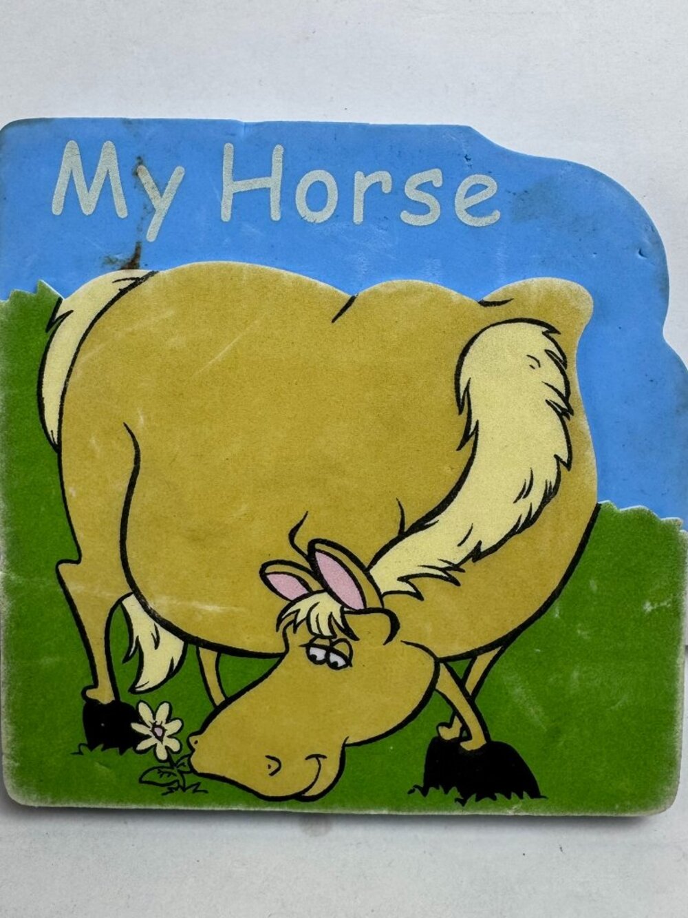 My Horse Shaped Foam Board Book Andrew Geeson Peter Haddock Paradise Press Kids